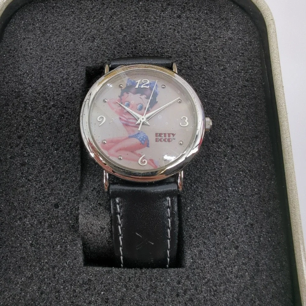 Glamorous Betty Boop Watch‎ Patriotic New In Box Watch Vintage Very Rare!